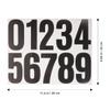 6 Sheets Premium Adhesive Numbers Stickers for Garbage Bins Mailbox Porch Pillars Street Number Signs Outdoor Long-Lasting DIY