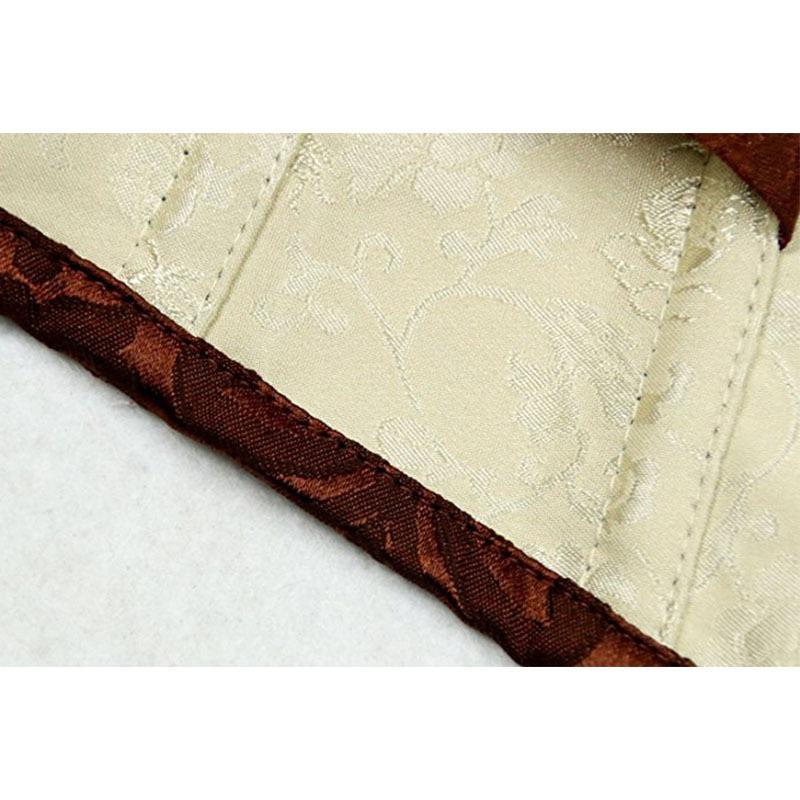 Short Steel Girdle Tummy Control Corset Brown