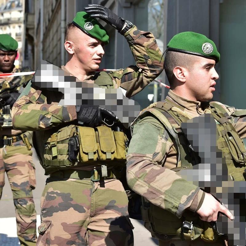 Französische Fremdenlegion Fallschirmjäger Barett Taktische Kappe Minion Kappe Männliche Militärfan Kappe Grüne Barett Sicherheitsbarett