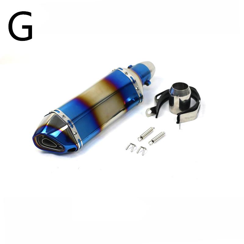 Universal 51MM Motorcycle Exhaust Pipe Muffler Scooter DB Killer pitbike escape moto piaggio cafe racer for pcx msx 150 duke 125