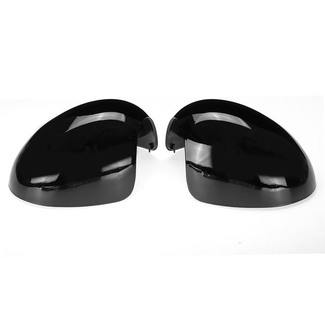 Pair Door Side Wing Rearview Mirror Cover Cap Replacement For BMW Mini Cooper R55 R56 R57 R58 R59 R61 51162754913 51162754914