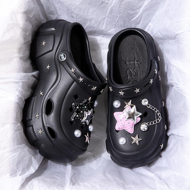Women's Summer Height-Boosting EVA Non-Slip Closed Toe Slippers