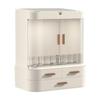 Mirror Cosmetics Storage Box with LED Lamp Waterproof Waterproof Bathroom Office Desktop Makeup Skin Care Skin Care Cosmetics Storage Box | Makeup Org