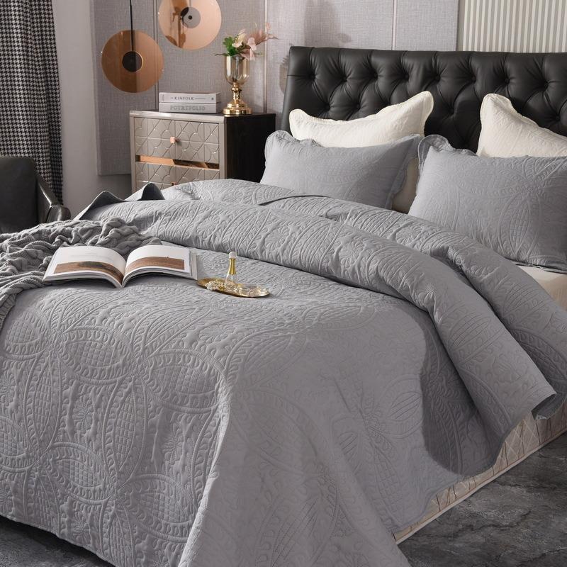 Summer Cooling Thin Quilt Comfortable and Lightweight Bed Cover Quilt Set ,Skin-friendly Bedding for Bedroom and Guest Room