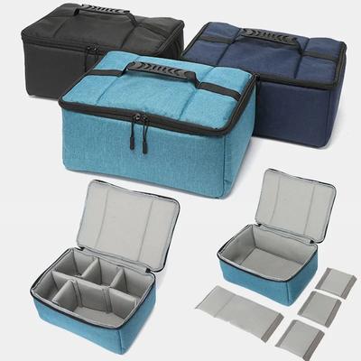 Waterproof Camera Bag Oxford Insert Photography Organizer Removable Partition Dividers Storage Case Fit Canon Nikon Sony Dslr