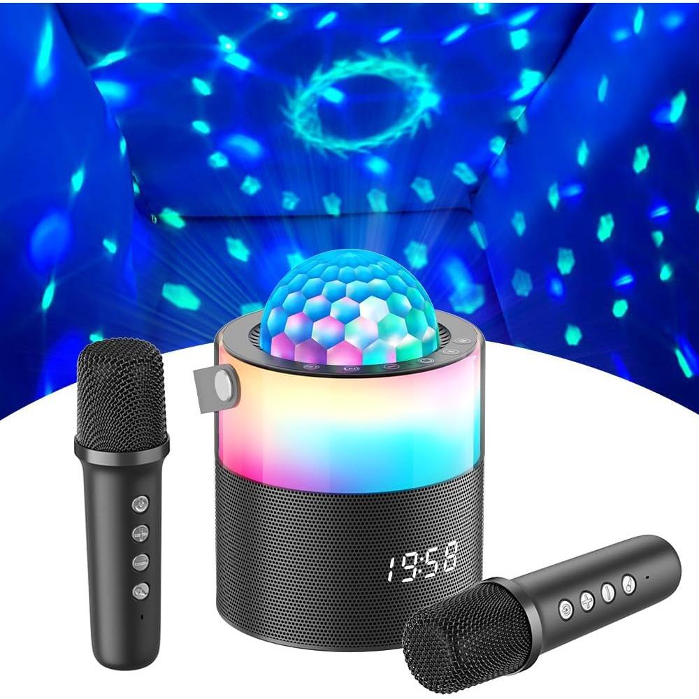 Micro Karaoke Enfant, Cadeau Fille 4-12 Ans Anniversaire, Jouet Karaoké avec 2 Microphones avec Eclairage d'Ambiance LED (Rose) - Jeux - Jouets Micro Karaoke Enfant, Cadeau Fille 4-12 Ans Anniversaire, Jouet Karaoké avec 2 Microphones avec Eclairage d'Ambiance LED (Rose) - Jeux - Jouets