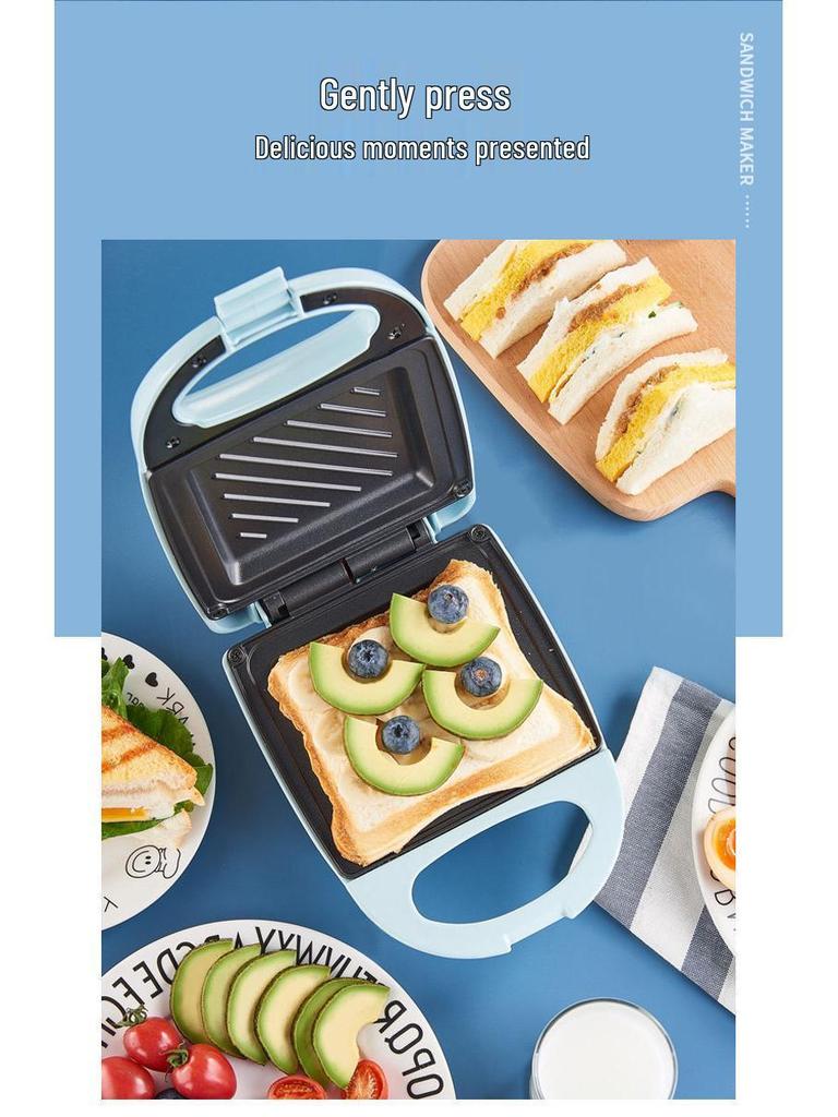 Compact Multi-Functional Sandwich Maker: Electric Toast Grill & Breakfast Press