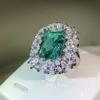 Eurn Retro Emerald Ring Palace Fengba Jewelry Colorful Jewelry Ring Jewelry