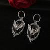 Gothic Black Bat Guest Earring Frame and Bat Earrings