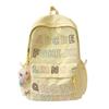 Schoolbag1011 summer new schoolbag female junior high school high school students large capacity niche ins backpack Korean version alphabet computer