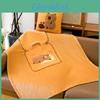 Adorable Capybara Plush Blanket Pillow With Dual Functionality For Office Napping And Travel