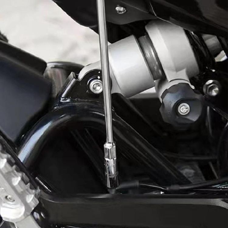 Multifunctional 3/8in T Handle Wrench Reliable T Handle Wrench with Adaptors Narrow Space Access for Various Socket