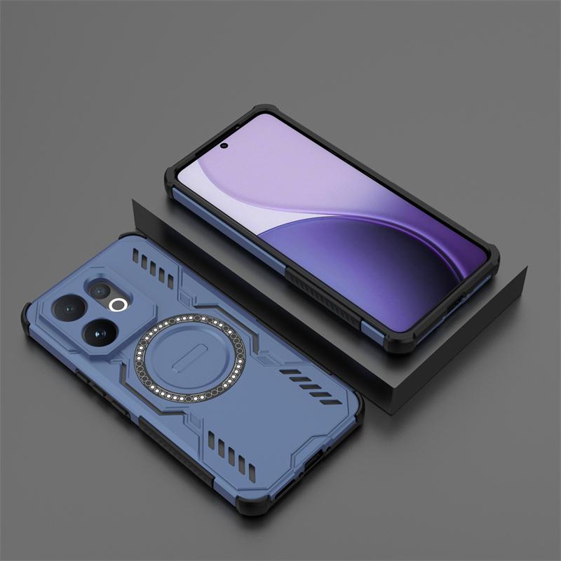 For Vivo V60 Case For Vivo V60 5G Anti-knock Magnetic Adsorption Wireless Charge Full Back Cover For Vivo V60 Case 6.77 Inch