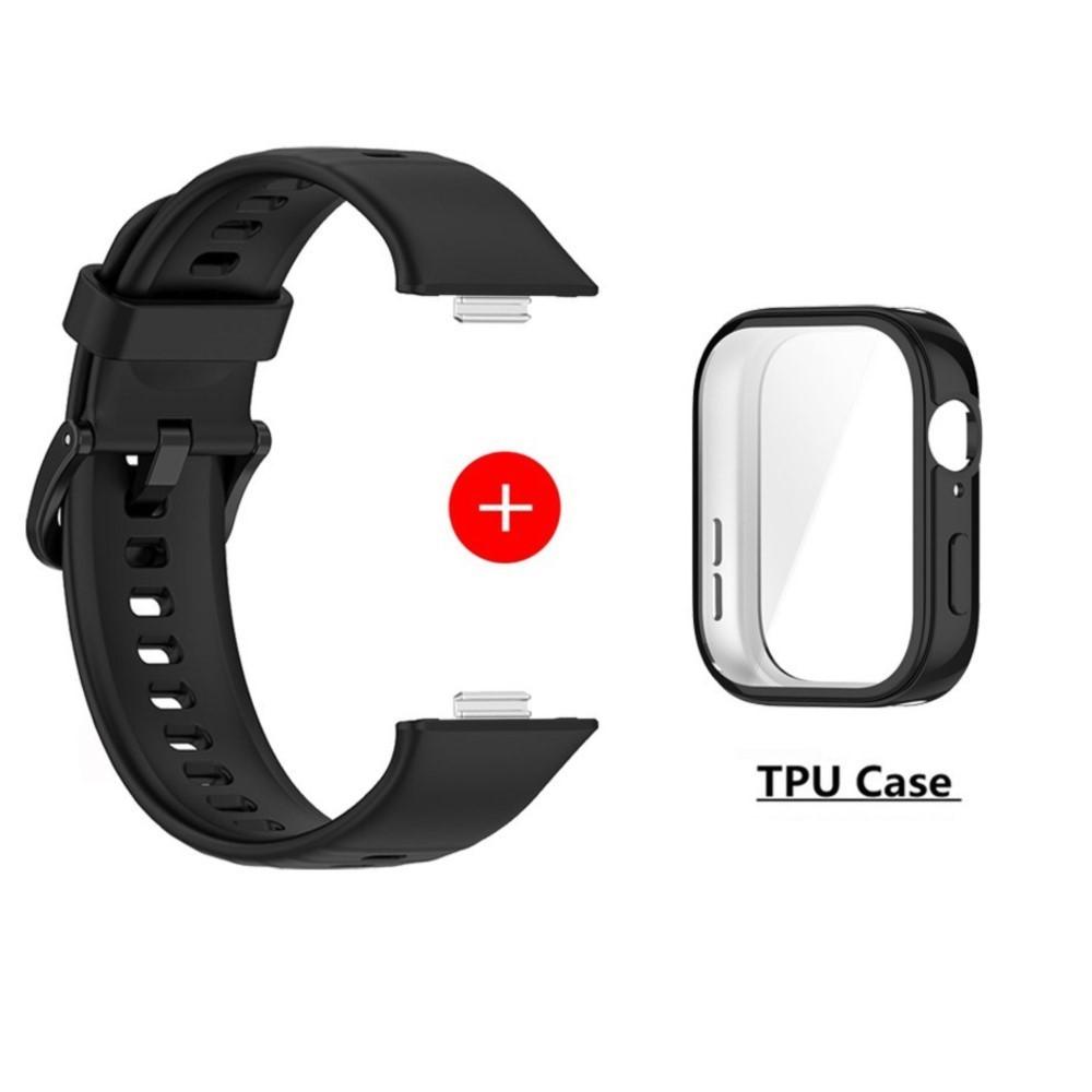 Sport Silicone Band+Case For Huawei Watch Fit 3 Strap Smartwatch Accessories Replacement Correas Bracelet for Huawei Watch Fit3