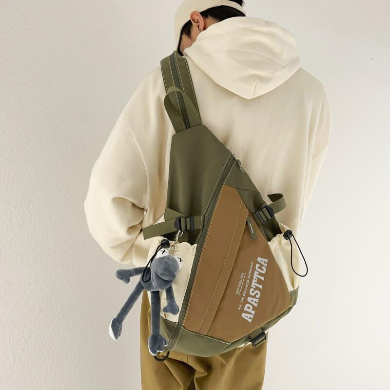 Men's Multi-use Crossbody Bag Lightweight Chest Bag Commuter Backpack Women's Outdoor Sports Backpack