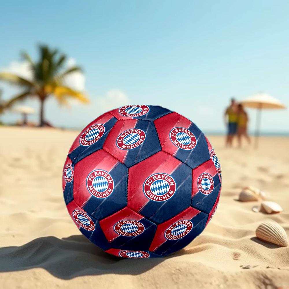 Bayern Monaco Pallone da Calcio Taglia 5 Alta Elasticità Pallone da Calcio Per Competizione All'aperto Allenamento Quotidiano Gioco