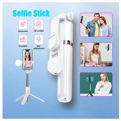 Palo de selfie para teléfono móvil multifuncional plegable y retráctil, trípode universal XT02 para fotografía y transmisión en vivo con Bluetooth
