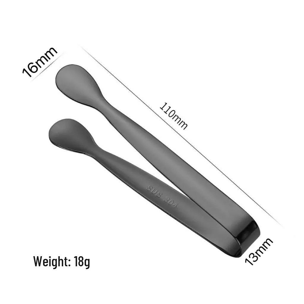 Stainless Steel Rose Gold Ice & Food Tongs