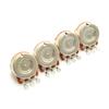 1Pcs Fine 24-Spline Brass Shaft Pots 500K/250K Long / Short Shaft Choose Guitar Potentiometers Diy Accessories