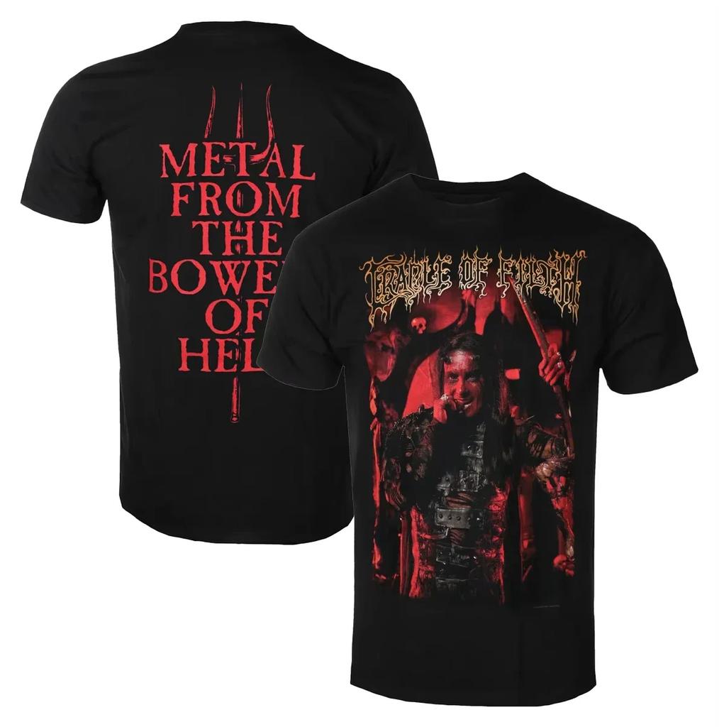 2025 Cradle of Filth Graphic Cotton T-shirt Unisex Men Women Summer Short Sleeve Fashion Top Casual Vintage Brand Retro Tee Tops