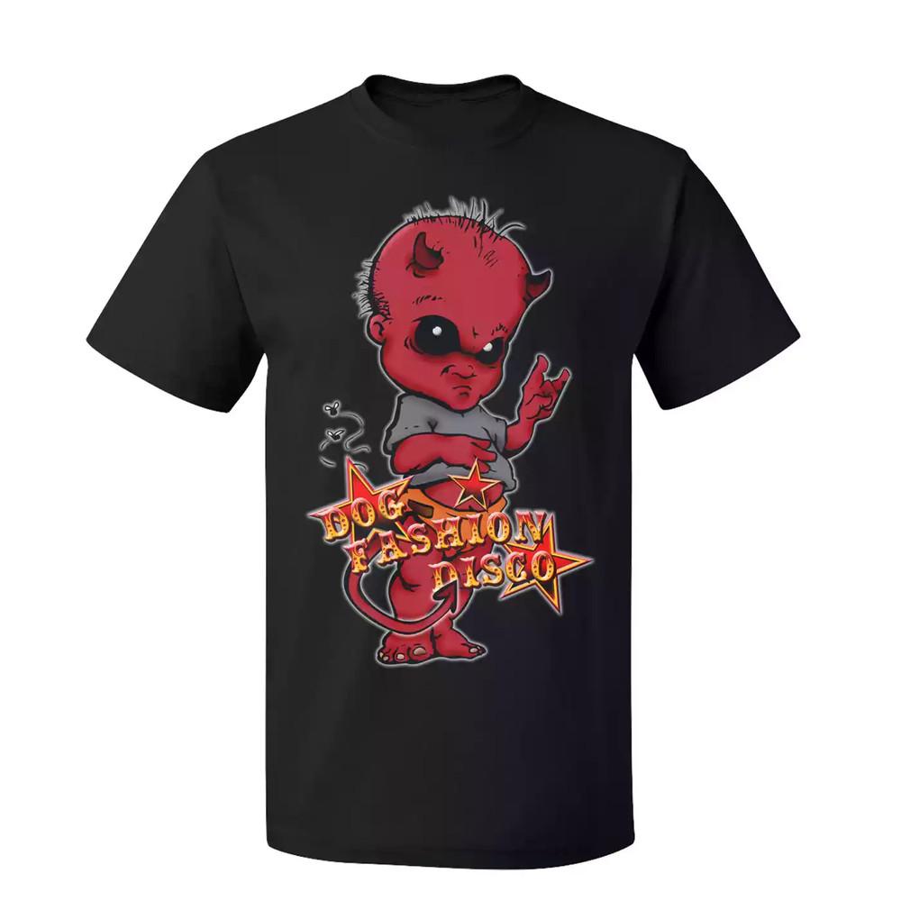 Dog Fashion Disco Baby Satan T-Shirt Unisex Cotton Tee All Size S-4XL Unisex T-Shirt
