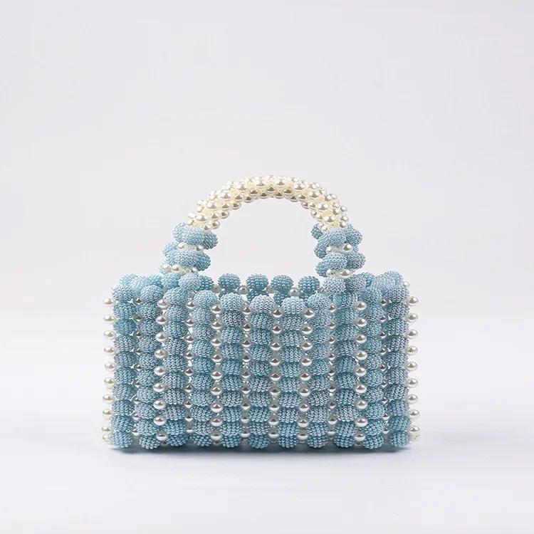 New Arrival Pearl Colorful Candy Handbag