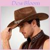 Western Cowboy Hat With Sunshade For Outdoor Activities In Spring 2024