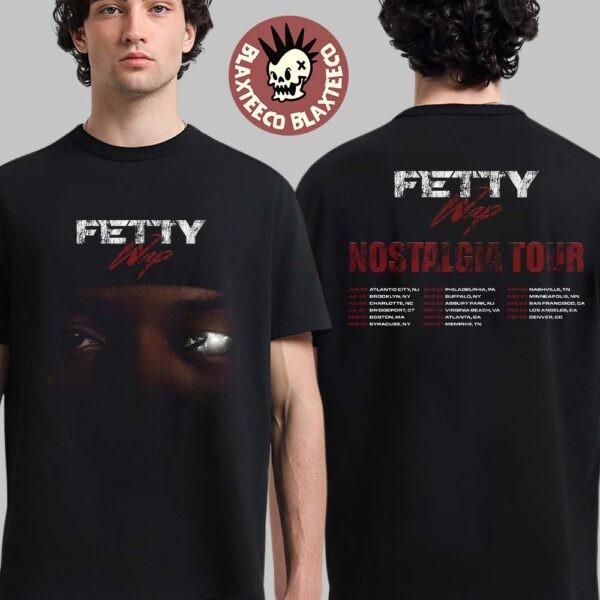 Fetty Wap Nostalgia Tour 2026 North America Schedule Dates Two Sided T-Shirt S разноцветный