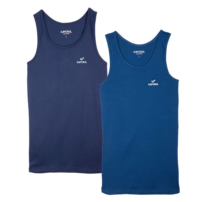 Pack of 2 Ramon Tank Tops for Men KAPORAL