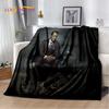 3D Mads Mikkelsen Schauspieler Star Weiche Plüschdecke, Flanelldecke Überwurfdecke für Wohnzimmer Schlafzimmer Bett Sofa Picknick Abdeckung Kinder