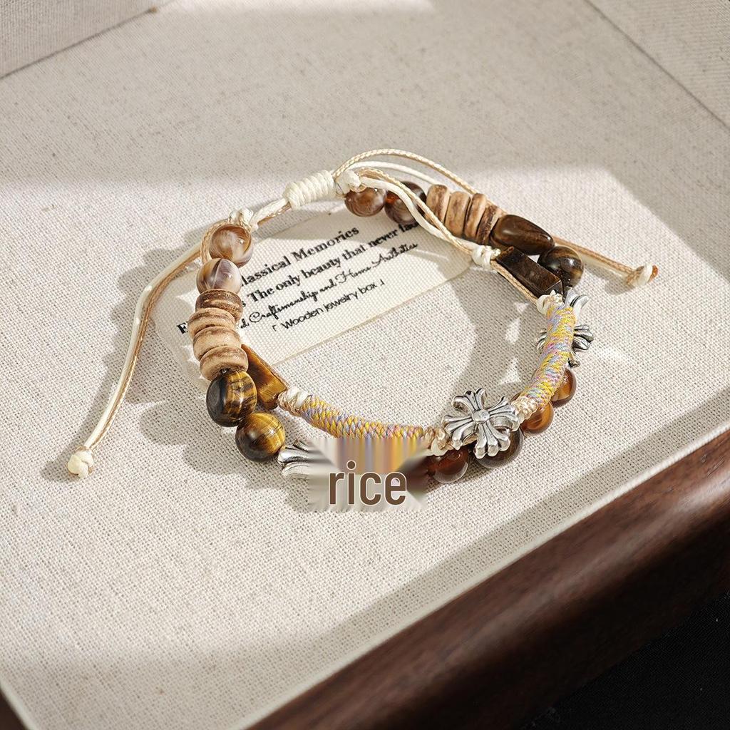 Maillard Double-Layer Ethnic Pull-String Bracelet - Bohemian Style Niche Jewelry