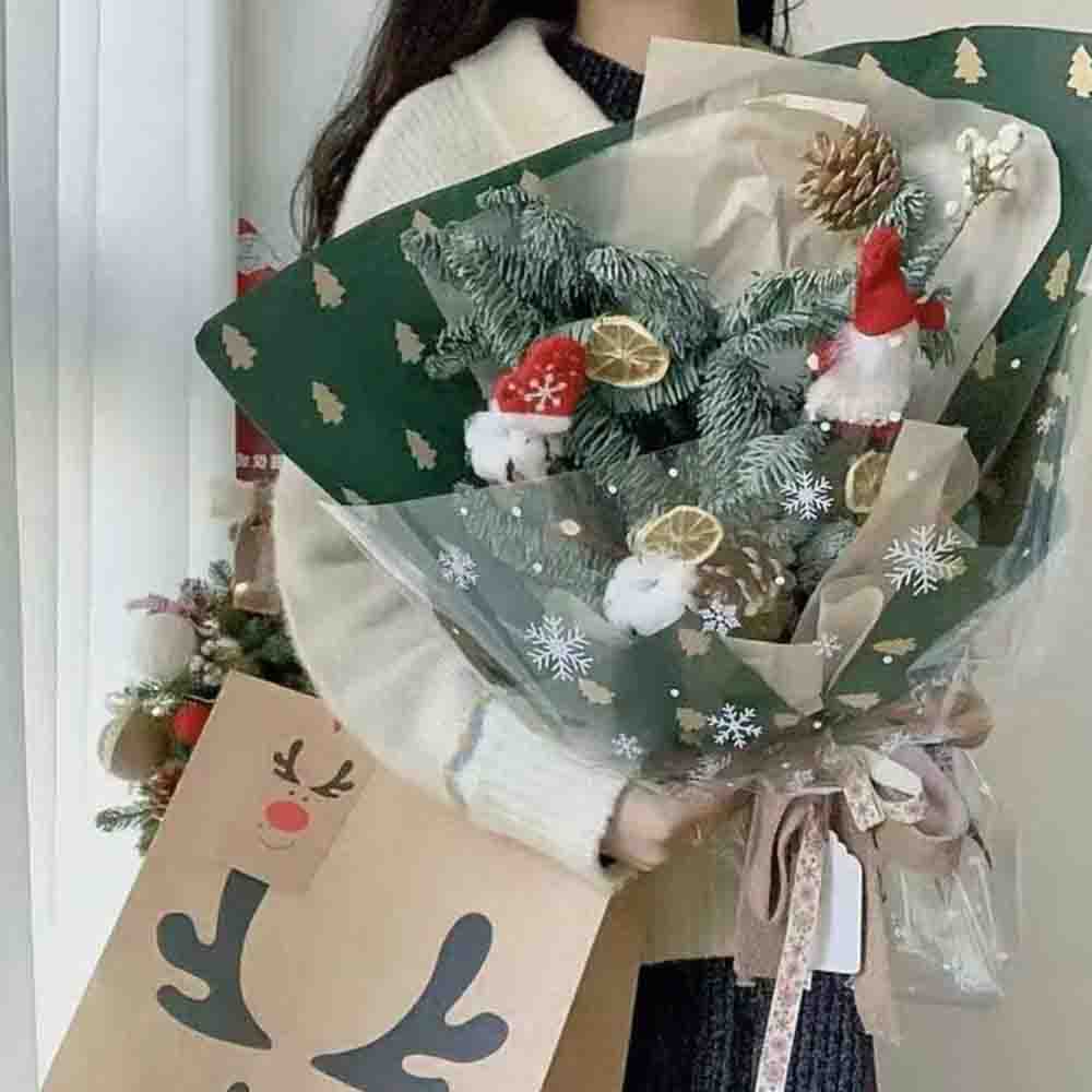 Kraft Paper Fashion Decorative Paper Christmas Wrapping Paper Vintage For Holidays Wrap Decorations