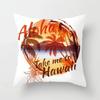 45X45CM Summer Beach Charming Landscape Pillowcase Palm Tree Plant  Bed Sofa Car Cushion Cover Home Decoration