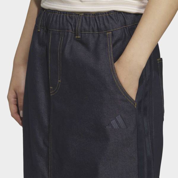 Adidas Stadium Chrome Denim Loose Fit Skirt Kf8216