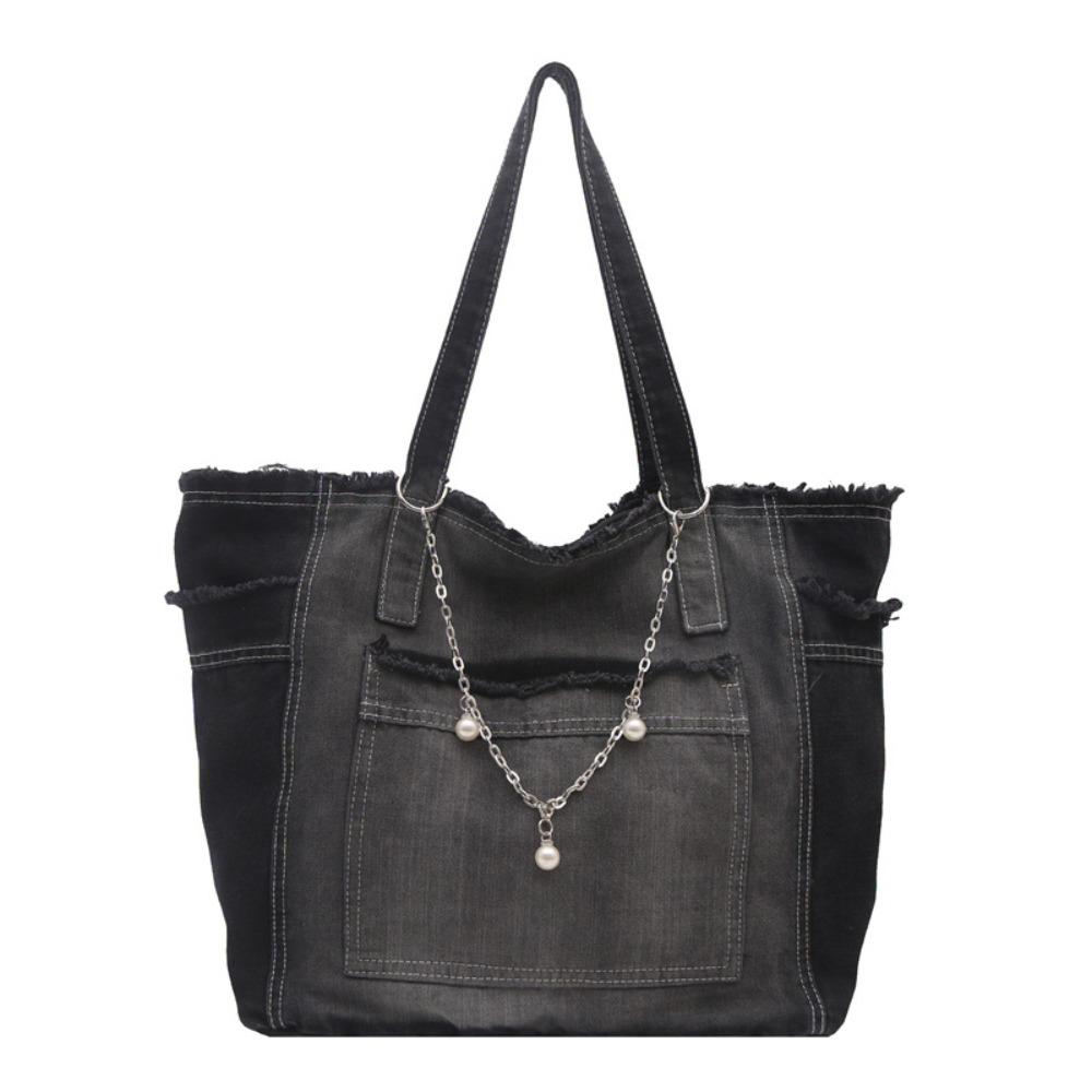 Retro Canvas Tote Bag Korean Style Handbag Sweet Underarm Packs  Outdoor