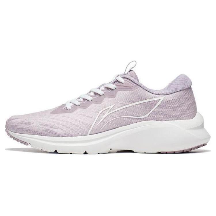 New LiNing YunQue Slip Resistant, Abrasion Resistant, Breathable Low top Running Shoes Women's Pink Purple ARST034-4