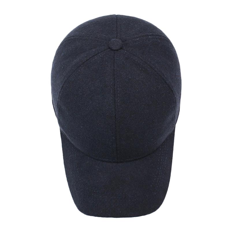 Herbst Winter Mittelalterliche Kappe Herren Kältefeste Baseballkappe Outdoor Samt Dicke Kappe Warme Baumwollkappe