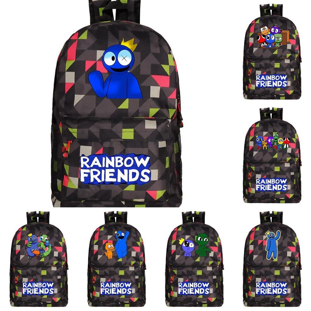 Roblox Rainbow Friends Large Capacity Student Backpack Bag Book