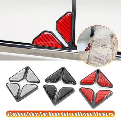 Carbon Fiber Door Corner Anti-scratch Protection Universal Car Door Edge Guard  Car Door Protection