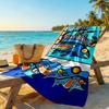 Fish Beach Towel High Absorbency & Quick-Dry Comfortable Lightweight Perfect for Traveling Yoga Camping and Swimming