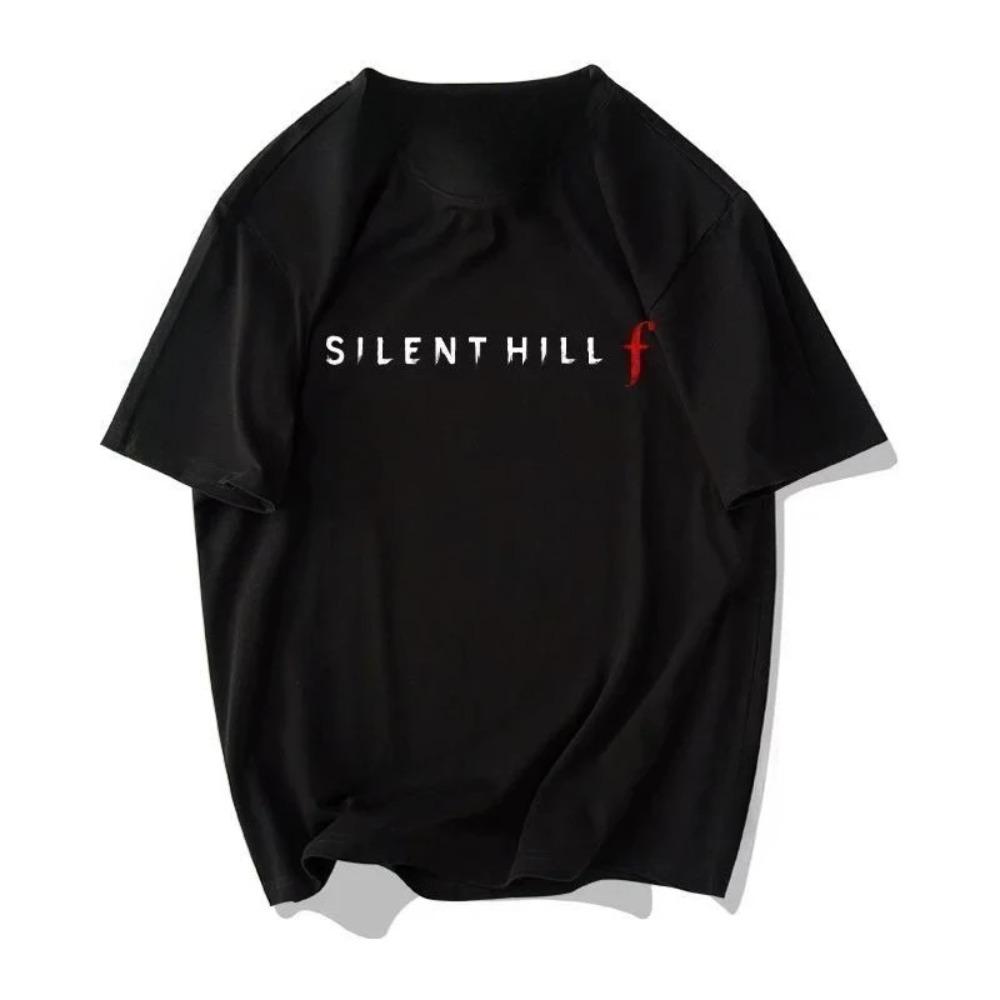 Hra Silent Hill F, tričko s krátkým rukávem 9. generace pro studenty, čistá bavlna, pánské a dámské oblečení