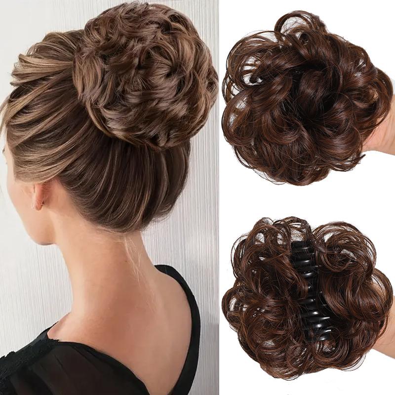 

Елегантний жароміцний пучок, що нагадує хвилі, підходить для всіх типів волосся, ідеально підходить для повсякденного життя жінок та особливих випадків