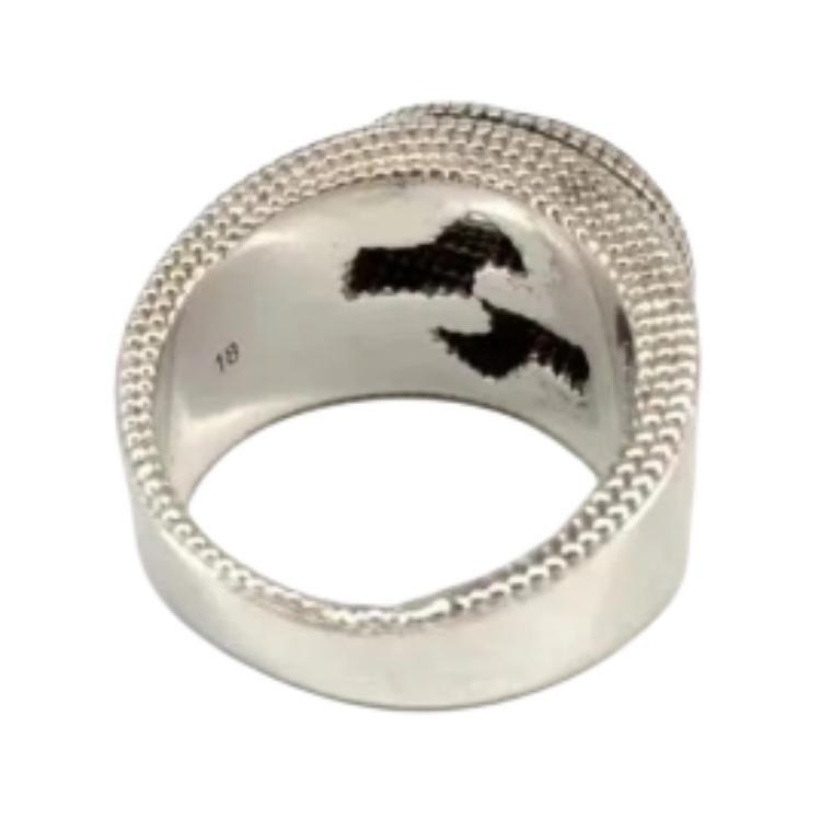 Gucci Interlocking G Ring Textured Emblem 479229-J8400-8106