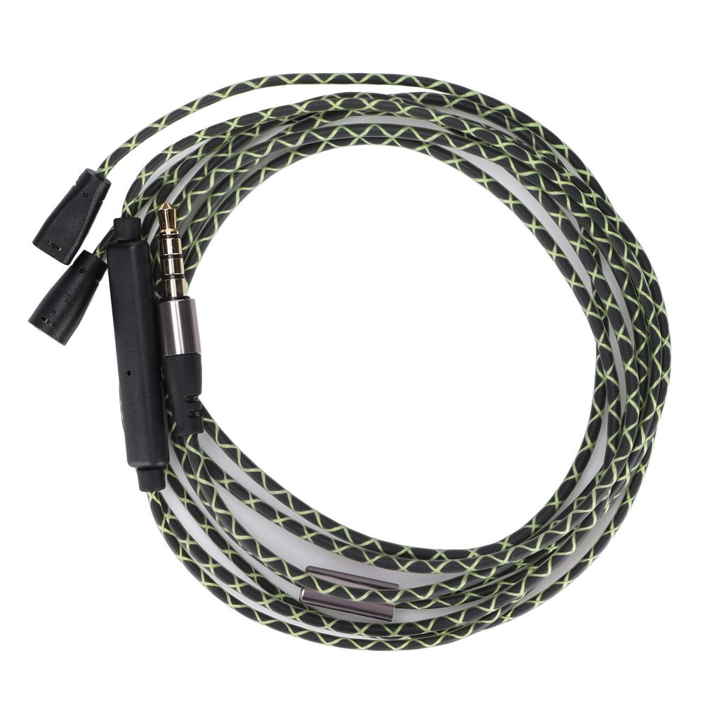 Earphone Audio Cable Audio Extend Charging Cable with Volume Control Microphone Function