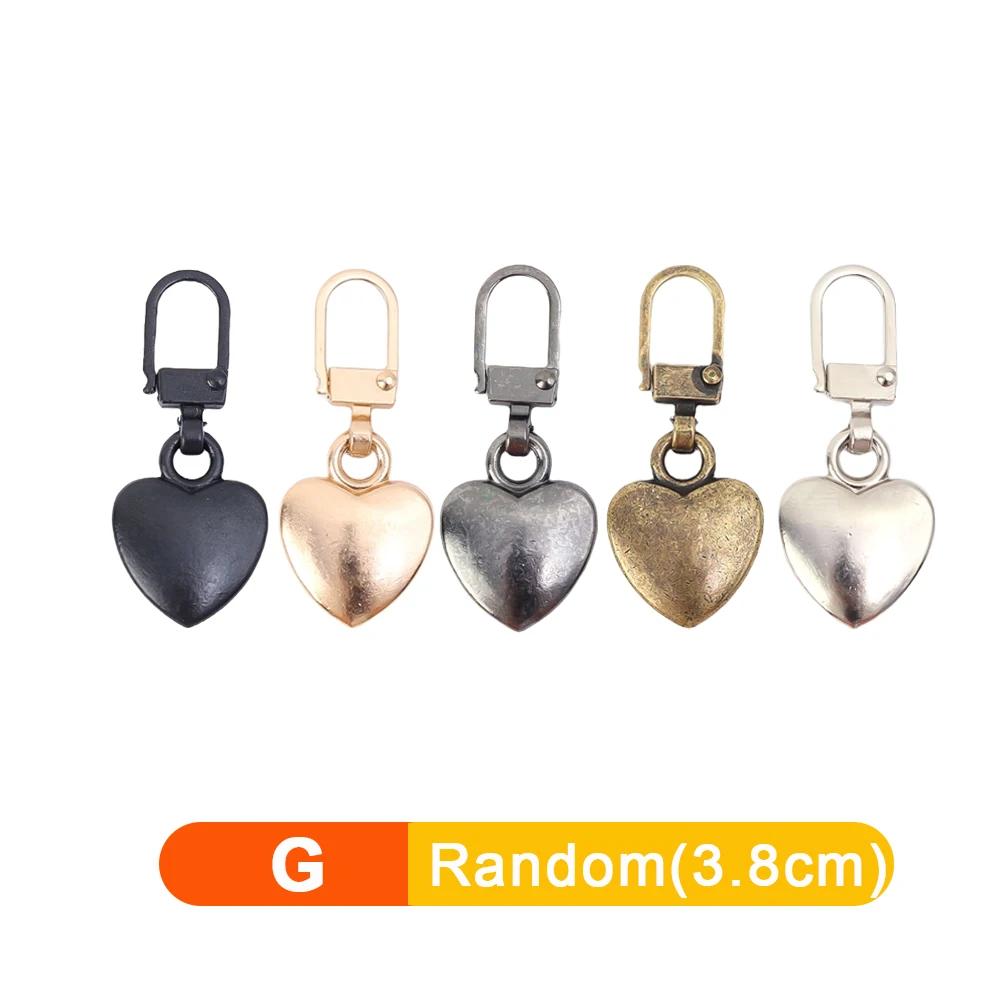 10/1 stk metallglidelåstrekker Avtakbar erstatningsglidelåsglidebryter for ødelagt spenne reiseveske Koffert Husholdnings- DIY-syhåndverk