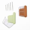 10Pcs Stainless Steel Sewing Needle with Magnetic Needle Holder Storage Case for Quilting Needlework Crafting