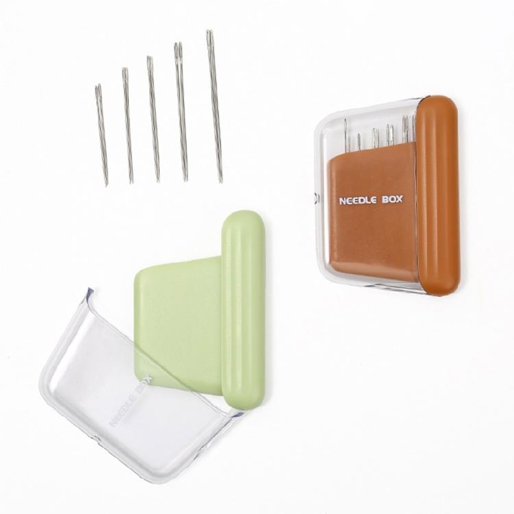 10Pcs Stainless Steel Sewing Needle with Magnetic Needle Holder Storage Case for Quilting Needlework Crafting