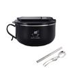 Stainless Steel Ramen Bowl 1300ml Lunch Box Kitchen Tableware Instant Noodle Bowl  Worker