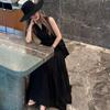 Fashion Diagonal Button Blazer Vest for Women Layered Office Wear Sleeveless Outwear Clothes