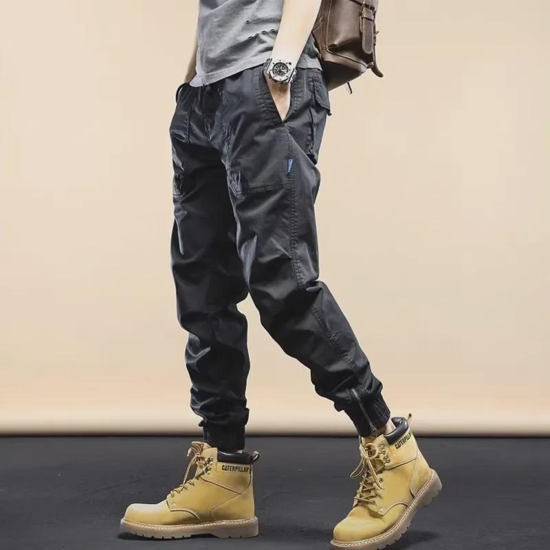 Men's Large Size Multi-Pocket Loose Korean Casual Harem Pants